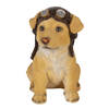 Clayre & Eef Bruine Decoratie hond 14*10*16 cm 6PR3368