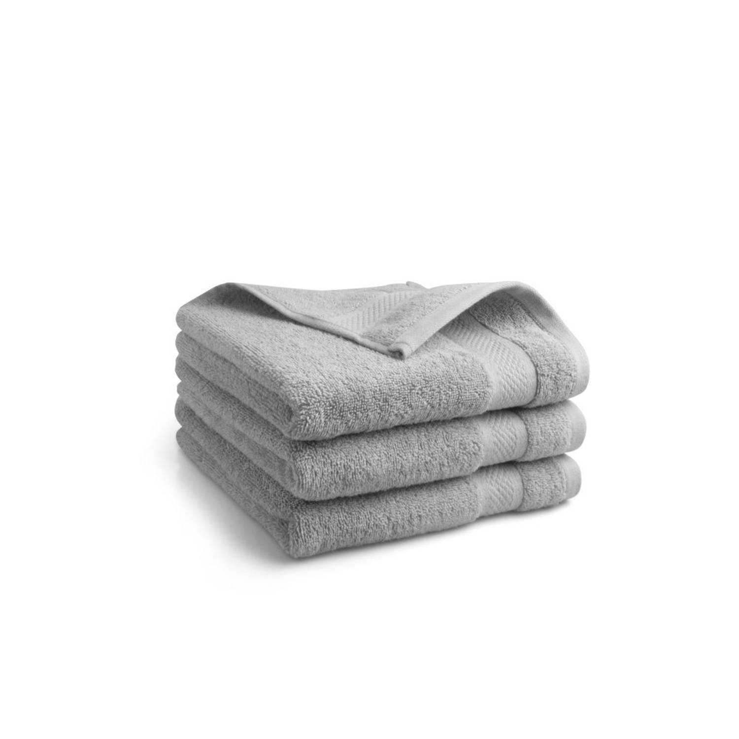 Hotel Collectie Handdoek - Licht grijs - 3 stuks - | Blokker