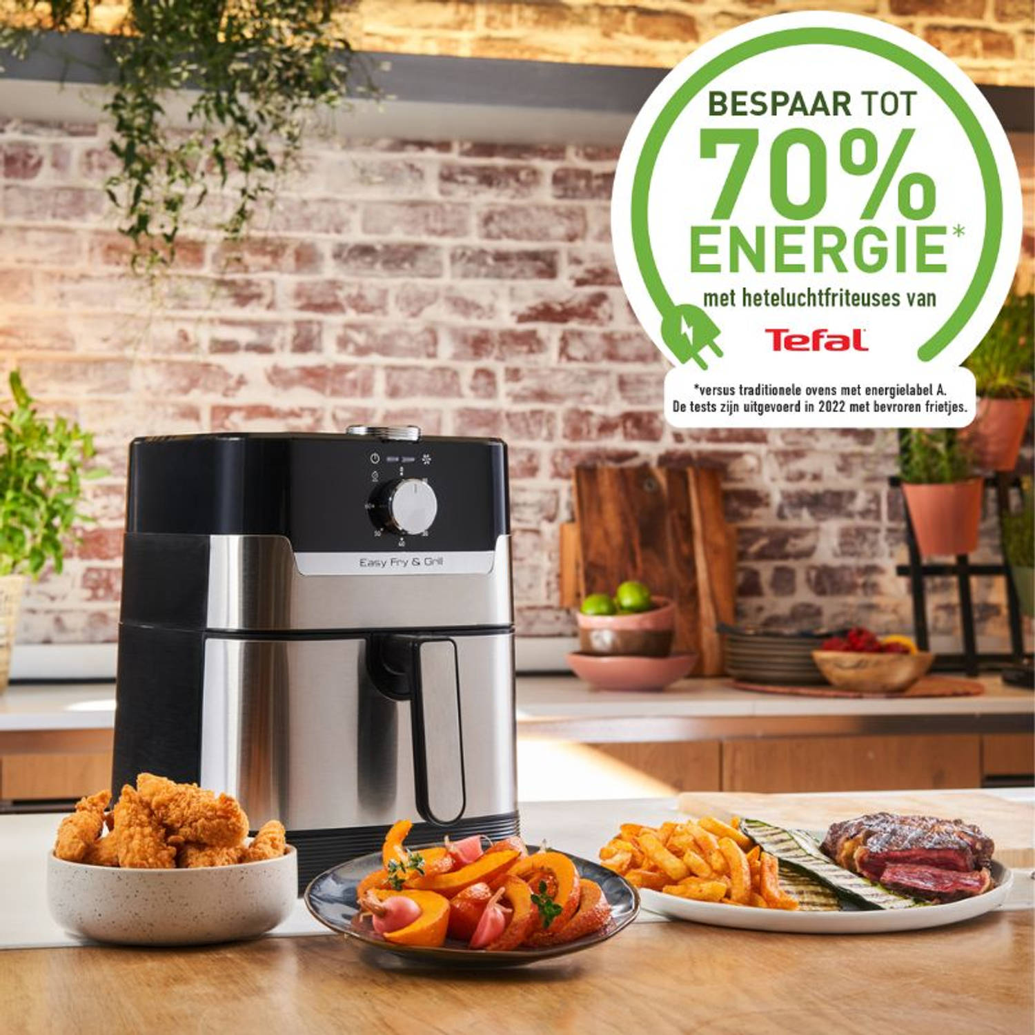 stout Poging prototype Tefal EY501D Easy Fry&Grill Classic+ L 4,2L | Blokker