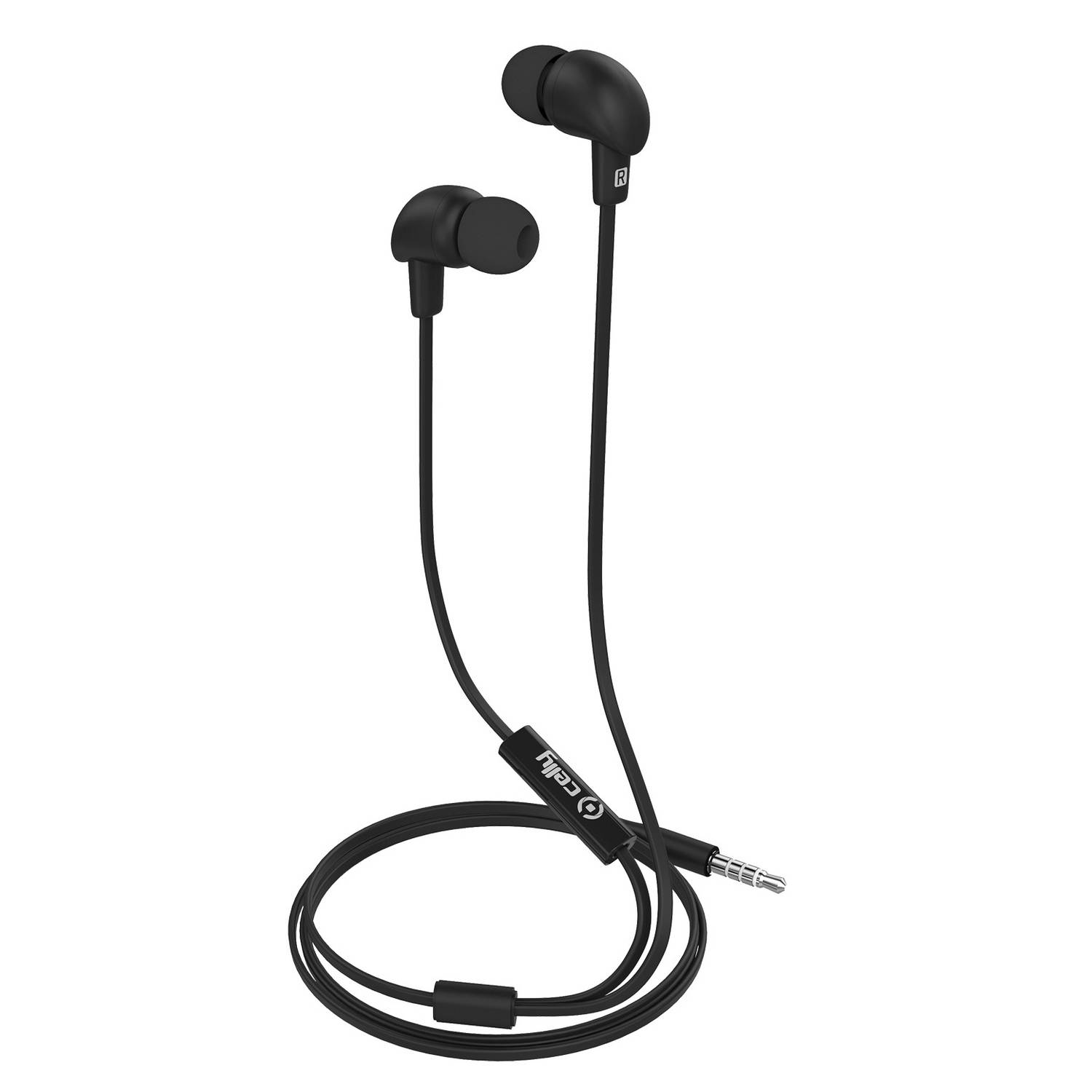 Celly UP600BK In-ear Stereofonisch Bedraad Zwart mobiele hoofdtelefoon