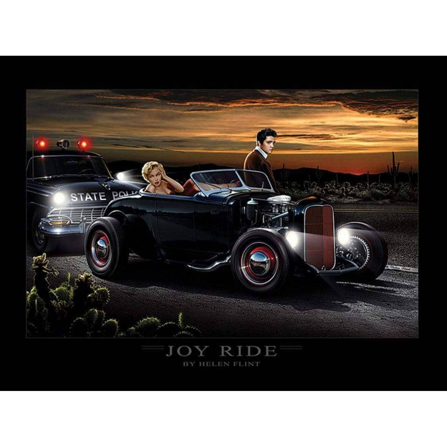 Kunstdruk Joy Ride Helen Flint 80x60cm