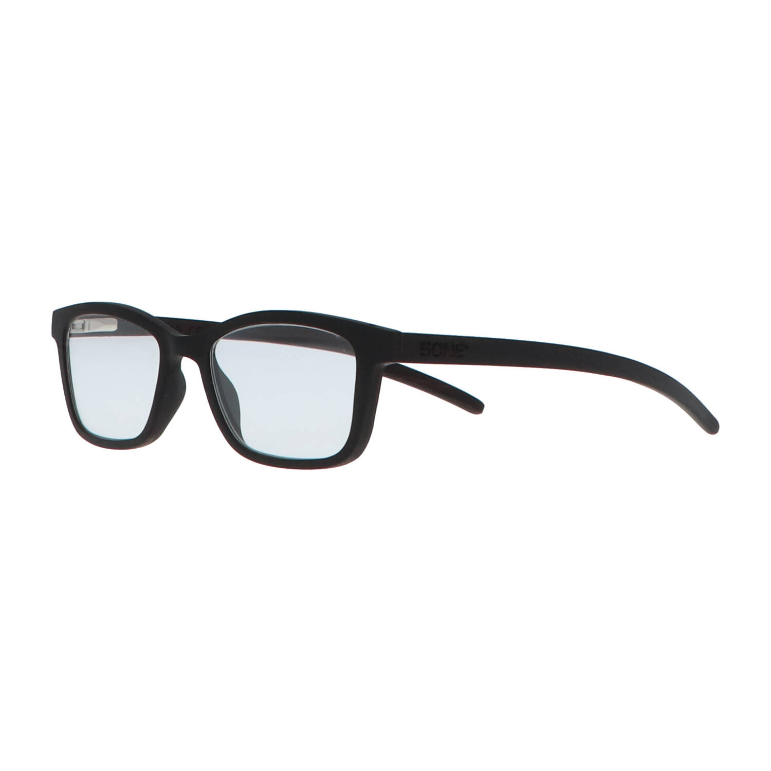 overeenkomst Deskundige Australië 5one® Ebony Leesbril +1 - Houten Leesbril +1 met zwart montuur | Blokker
