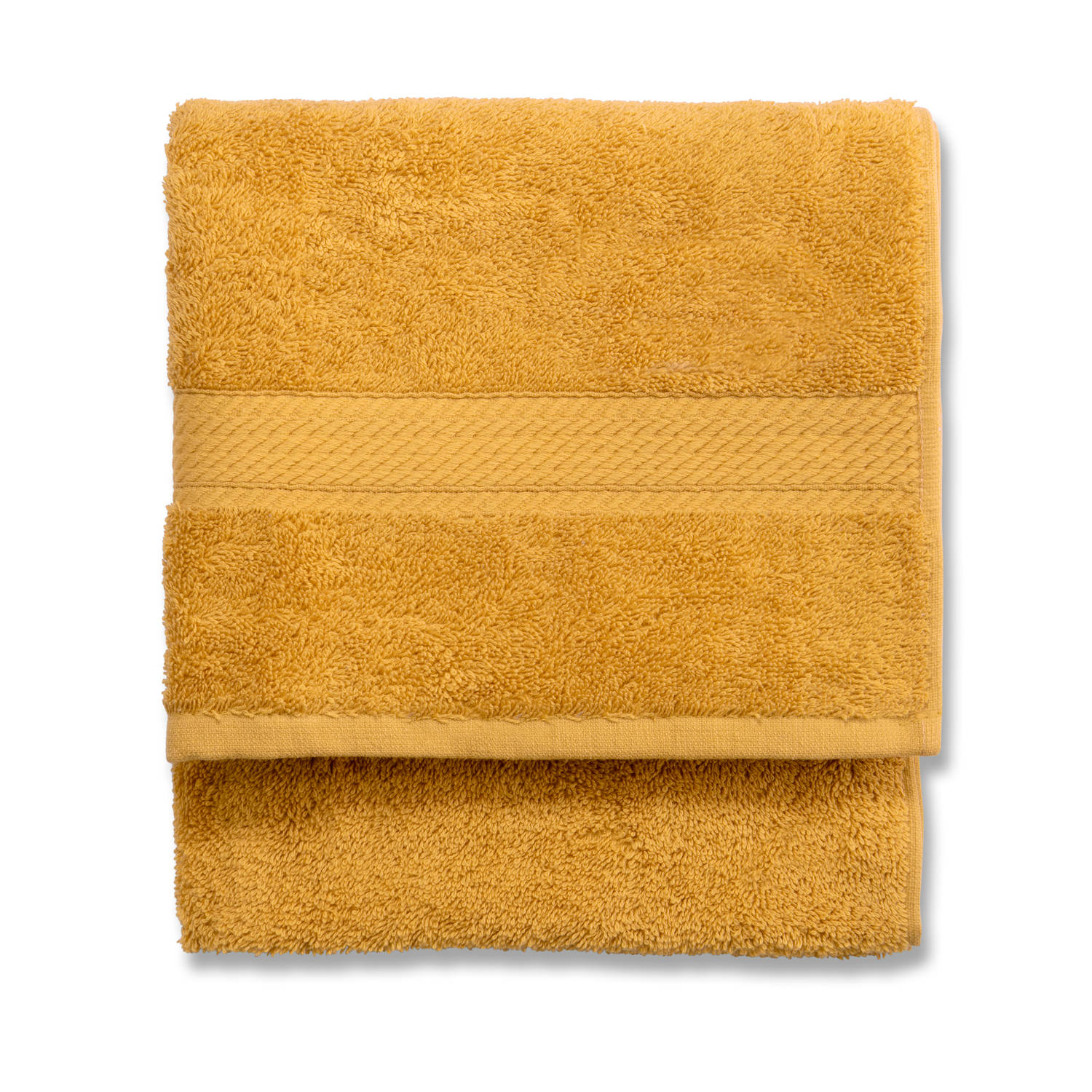 Blokker handdoek - oker 50x100 cm |