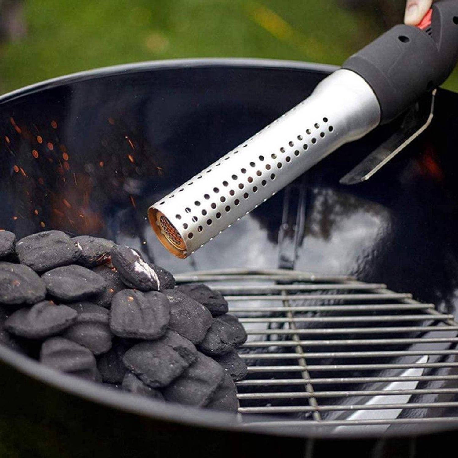 Gedeeltelijk Economisch vat DistinQ BBQ Aansteker - Elektrische Barbecue Houtskool Starter voor Barbecue,  Grill en Open haard - 2000 Watt | Blokker