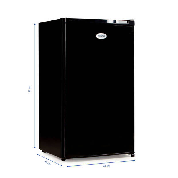 Primo PR118FR Tafelmodel koelkast - 88L - F - Zwart