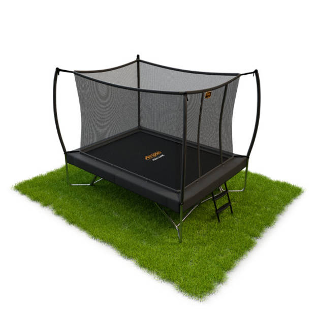 Avyna Trampoline met Veiligheidsnet Pro-Line - 275 x 190 cm (213) - HD Plus Beschermrand - Grijs