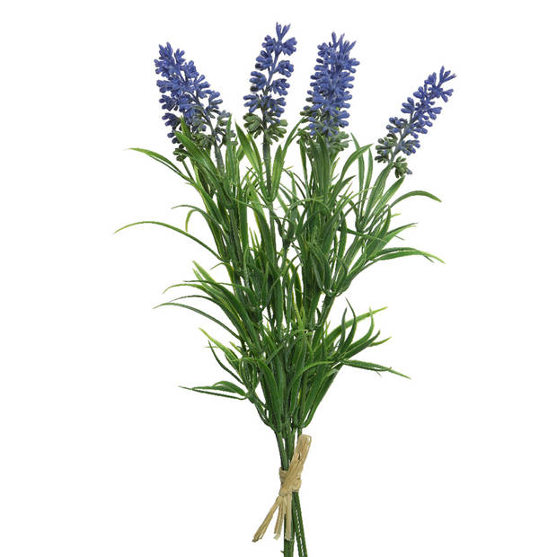 Everlands lavendel kunstplant 21 cm - Kunstplanten