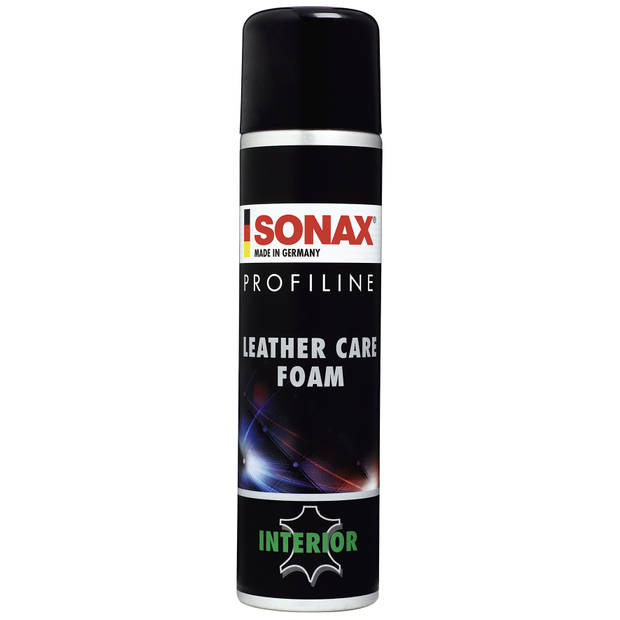 Sonax lederonderhoud foam 400 ml zwart