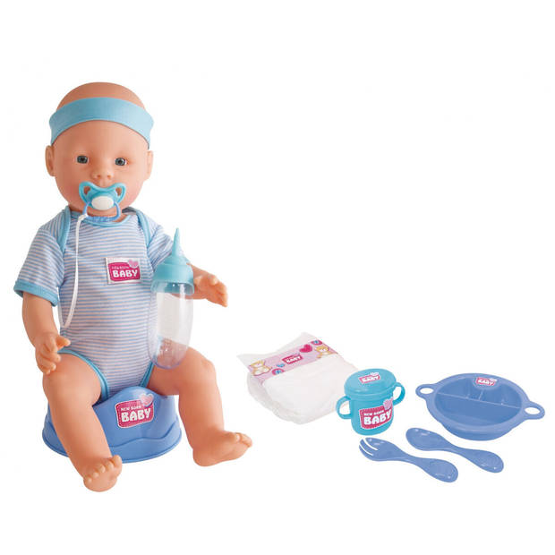 Simba babypop It's a boy! junior 43 cm blauw 8-delig