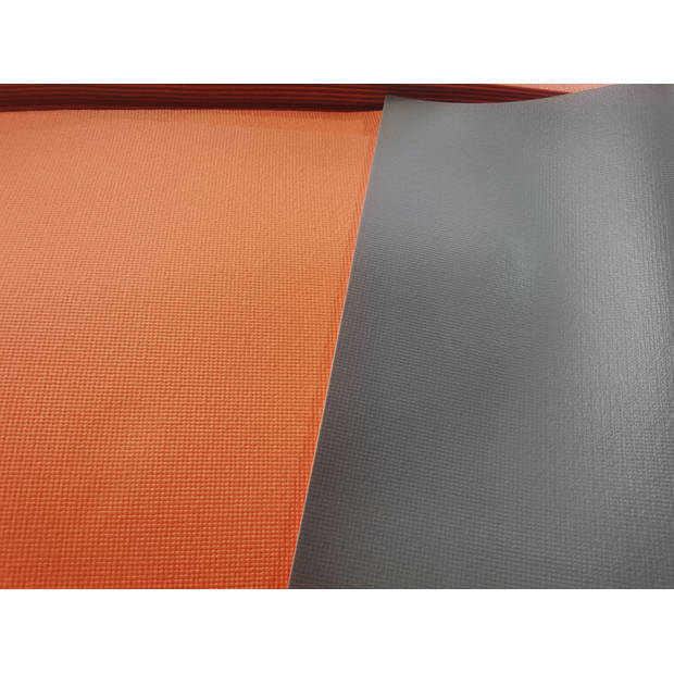 Wonder Core - Twin Color Yoga Mat - Oranje/Grijs