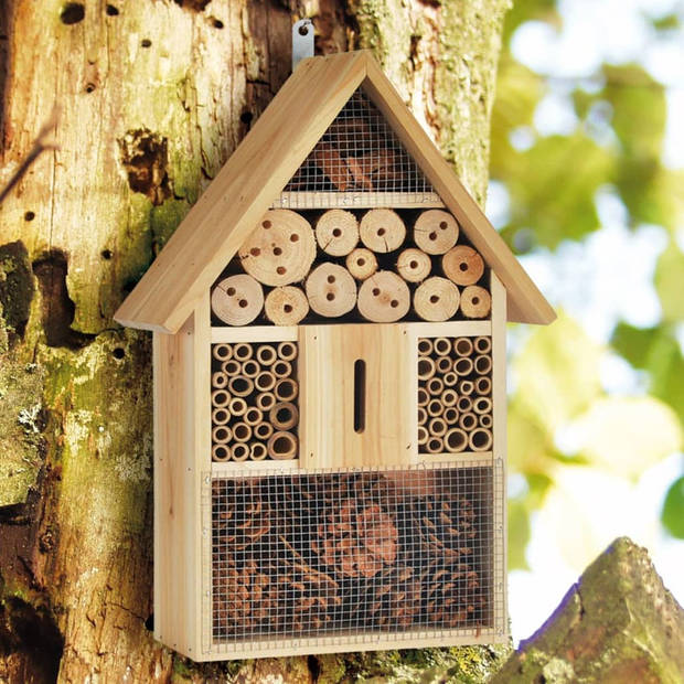 Haushalt - Insectenhotel - Spar Hout - 31x10x48 cm