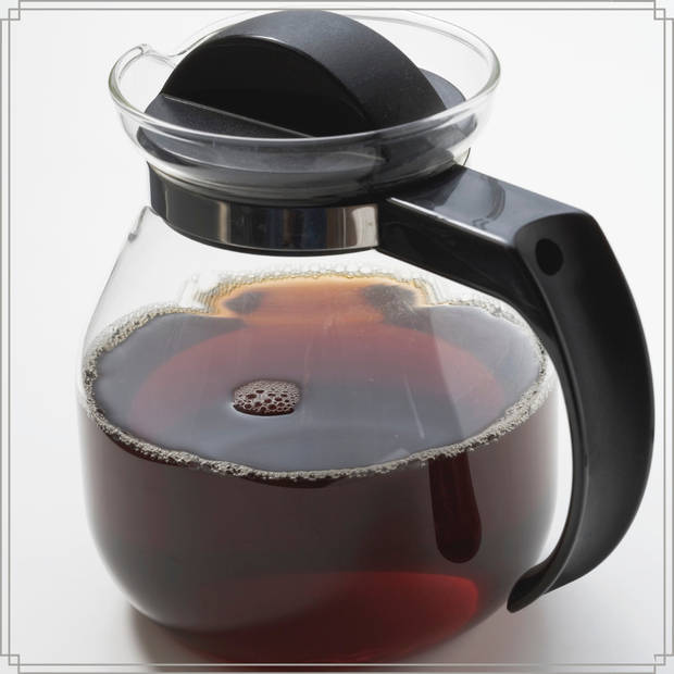 OTIX Koffiekan - Koffiepot - Met Filterhouder - 1,2L - 250x12.5x12.5 cm - Glas