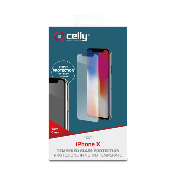 Easy Glass screenprotector voor iPhone Xs/X/11 Pro - Glas - Celly