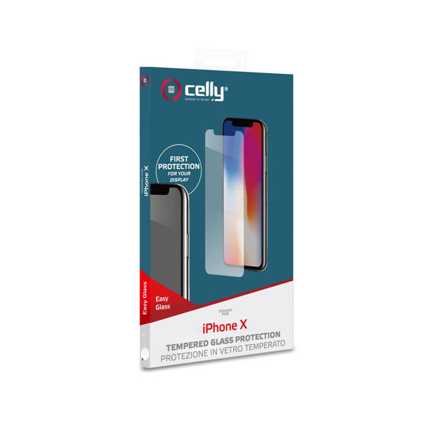 Easy Glass screenprotector voor iPhone Xs/X/11 Pro - Glas - Celly