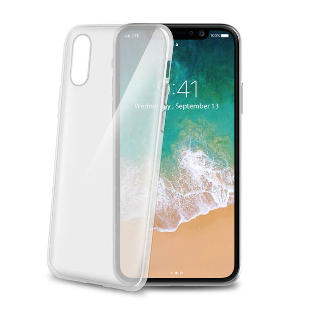 Celly backcover Gelskin iPhone X/XS rubber wit