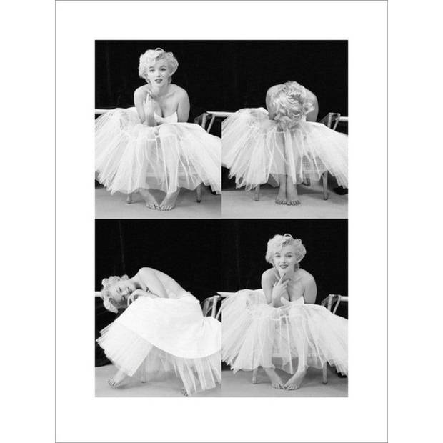 Kunstdruk Marilyn Monroe Ballerina Sequence 60x80cm