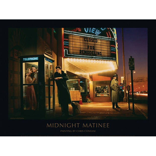 Kunstdruk Midnight Matinee Chris Consani 80x60cm