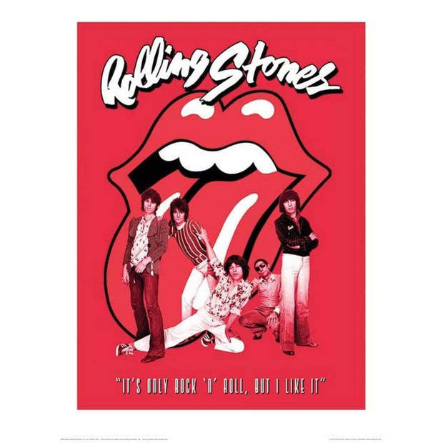Kunstdruk The Rolling Stones Its Only Rock n Roll 30x40cm