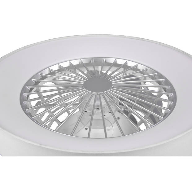 LED Plafondlamp met Ventilator - Plafondventilator - Trion Farali - 30W - Aanpasbare Kleur - Afstandsbediening - Dimbaar