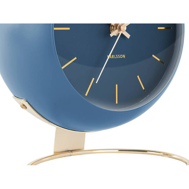Karlsson tafelkok Globe 24,5 cm staal blauw/goud