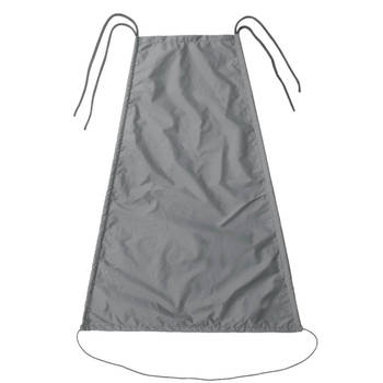 Zonnescherm/schaduwdoek voor kinderwagen donkergrijs - Schaduwdoeken