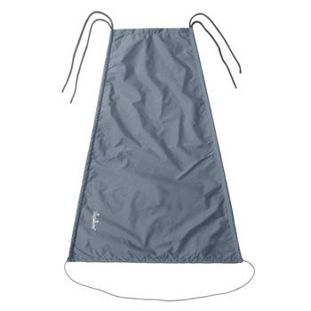 Zonnescherm/schaduwdoek voor kinderwagen loodblauw - Schaduwdoeken