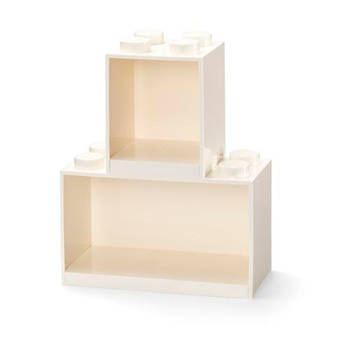 LEGO - Iconic Brick Plank Set, Wit - Polypropyleen - LEGO