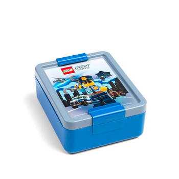 Broodtrommel Lego City, Blauw - Polypropyleen - LEGO