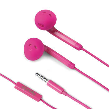 Celly oordopjes Fun 3,5 mm audiojack 120 cm roze