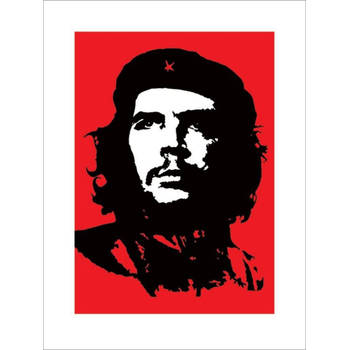 Kunstdruk Che Guevara Red 60x80cm