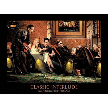 Kunstdruk Classic Interlude Chris Consani 80x60cm