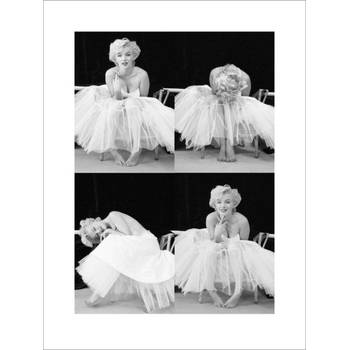 Kunstdruk Marilyn Monroe Ballerina Sequence 60x80cm