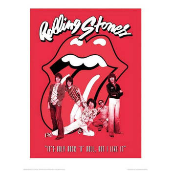 Kunstdruk The Rolling Stones Its Only Rock n Roll 40x50cm