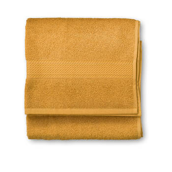 Blokker handdoek 500g - oker - 60x110 cm