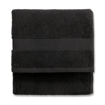 Blokker handdoek 600g - zwart - 60x110 cm