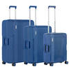 CarryOn Protector Luxe Kofferset - Reiskoffer met tsa-klikslot - Ultrasterk - Blauw