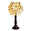 Clayre & Eef Tafellamp Tiffany 21*21*38 cm E14/max 1*25W 5LL-6095