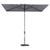 Mikros Light grey stokparasol 300 x 200 cm