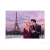 Kunstdruk Paris Sunset Chris Consani 80x60cm