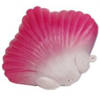 Toys Amsterdam knijpschelp met parel SeaLife 8,5 cm roze