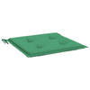 vidaXL Tuinstoelkussens 2 st 40x40x3 cm oxford stof groen