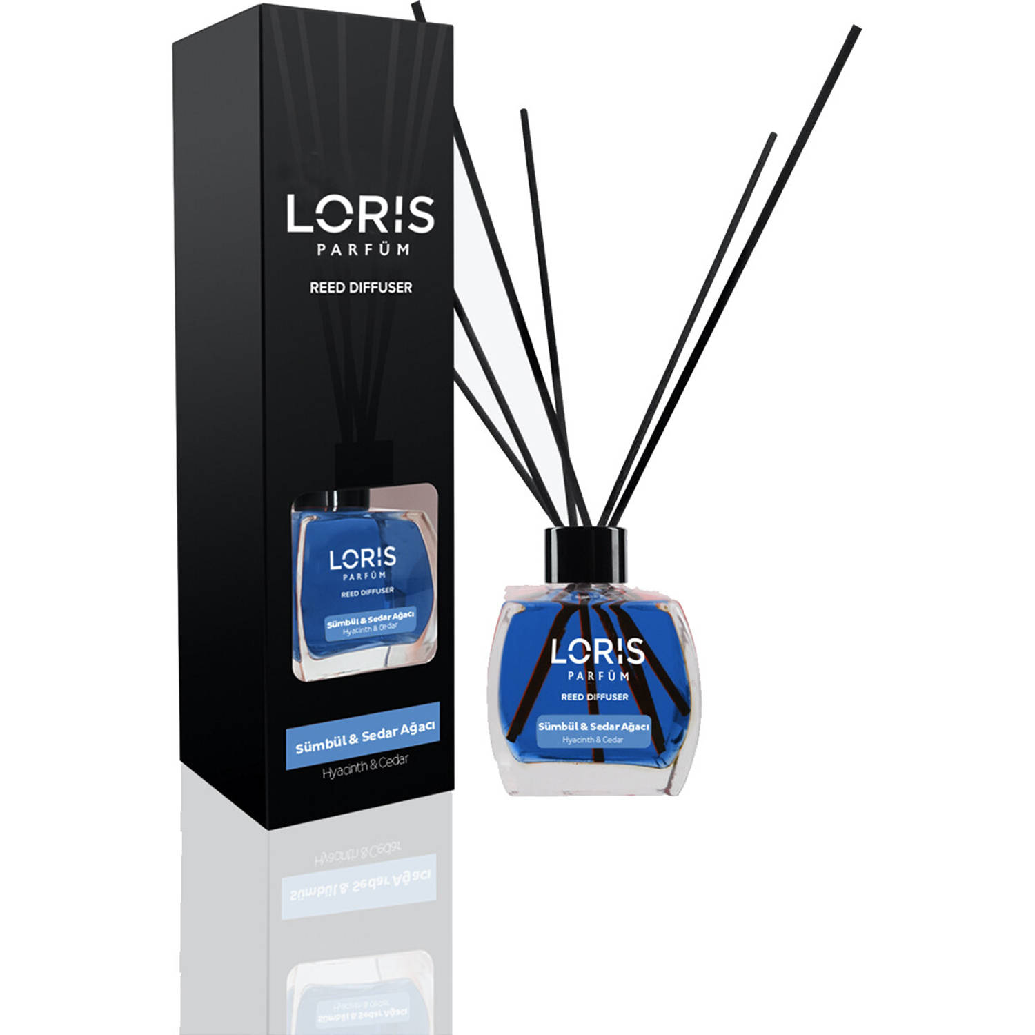 LORIS - Parfum - Geurstokjes - Huisgeur - Huisparfum - Hyacinth & Cedar Tree - 120ml