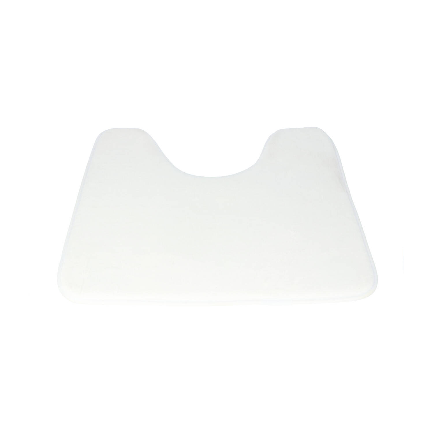 hoesten gebaar Stal 4goodz Toiletmat Basic polyester 50x50 cm - Wit | Blokker