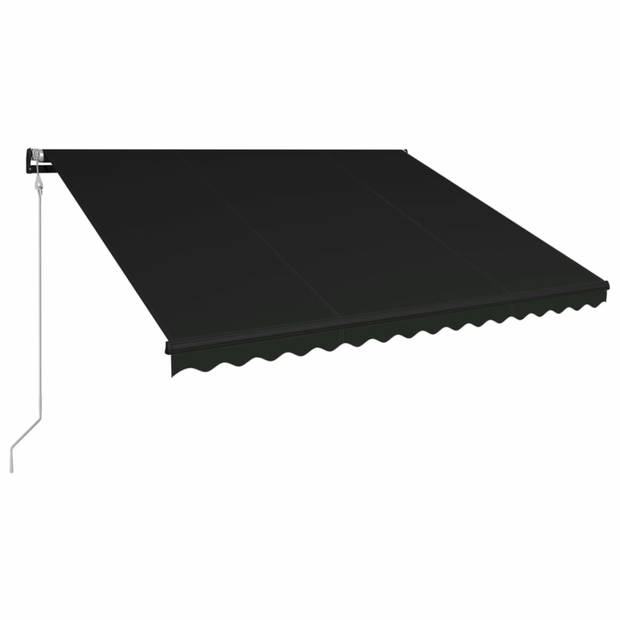 vidaXL Luifel automatisch uittrekbaar 450x300 cm antraciet