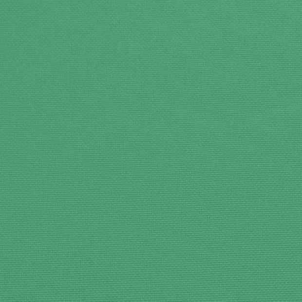 vidaXL Tuinstoelkussens 2 st hoge rug 120x50x3 cm stof groen