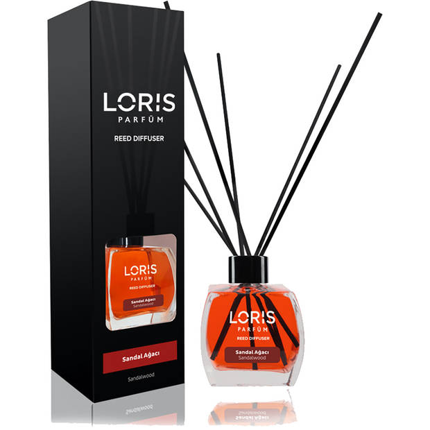LORIS - Parfum - Geurstokjes - Huisgeur - Huisparfum - Sandalwood - 120ml