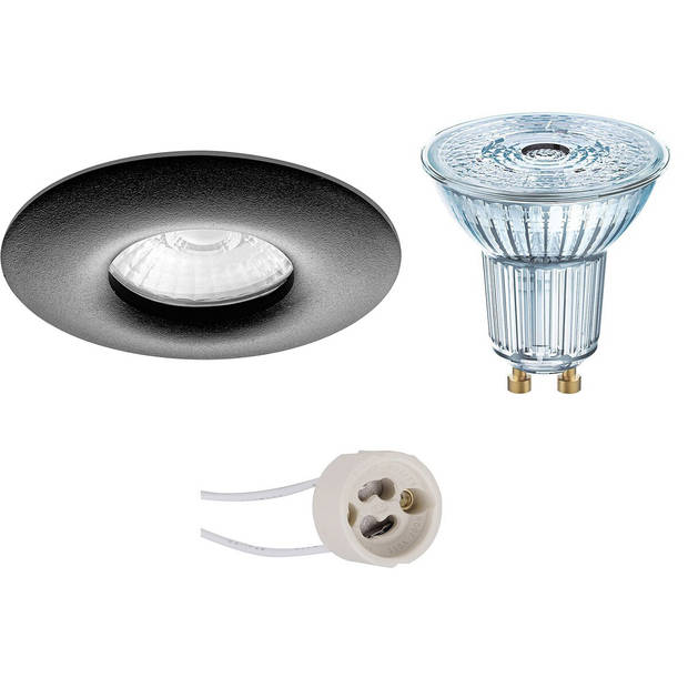 LED Spot Set - LEDVANCE Parathom PAR16 930 36D - Pragmi Luno Pro - Waterdicht IP65 - GU10 Fitting - Dimbaar - Inbouw