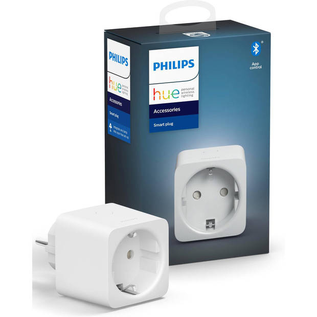 PHILIPS HUE - Smart Plug - Slimme Stekker - Bluetooth - Vierkant - Wit