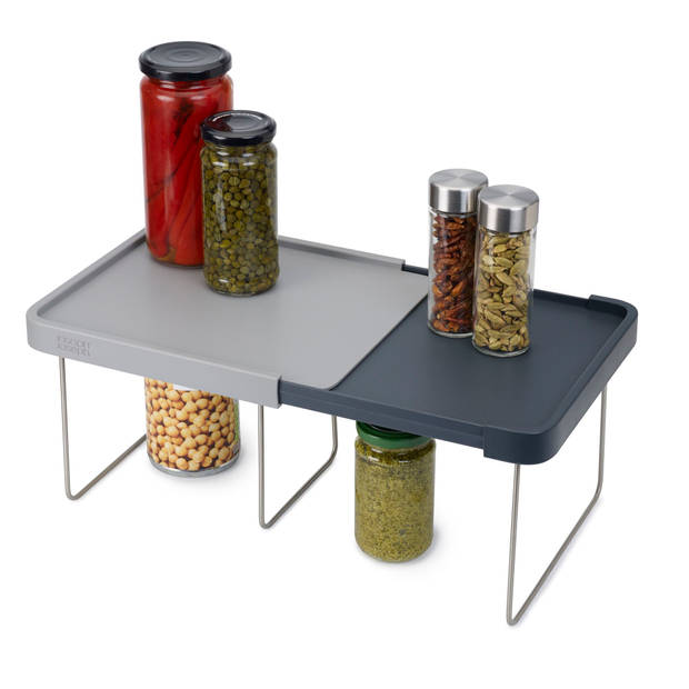 Joseph Joseph - CupboardStore Plank Uitschuifbaar voor Keukenkast - Kunststof - Grijs