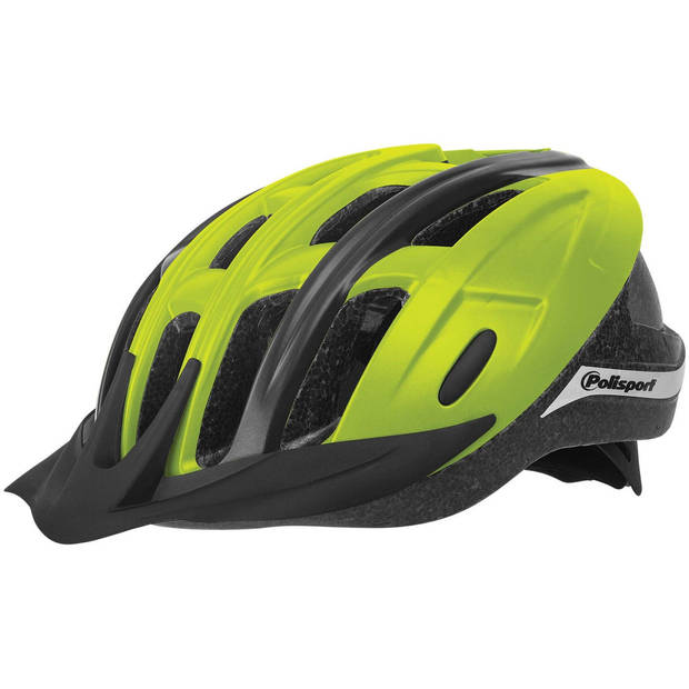 Polisport fietshelm Ride In EPS in-mold geel/zwart maat 58-62 cm